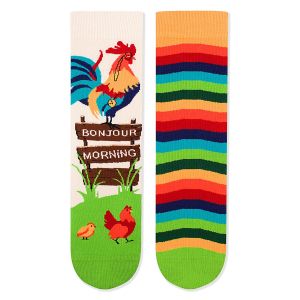 SOCKS  COLOUR COTTON Rooster